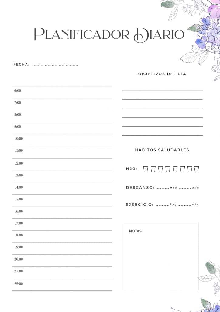 Planificador Diario Bonito Para Descargar E Imprimir Gratis Vrogue 6547