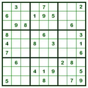 Sudoku gratuito online. imprimir Sudoku #768.