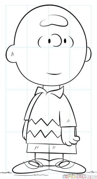 Cómo dibujar a Charlie Brown Para Imprimir com