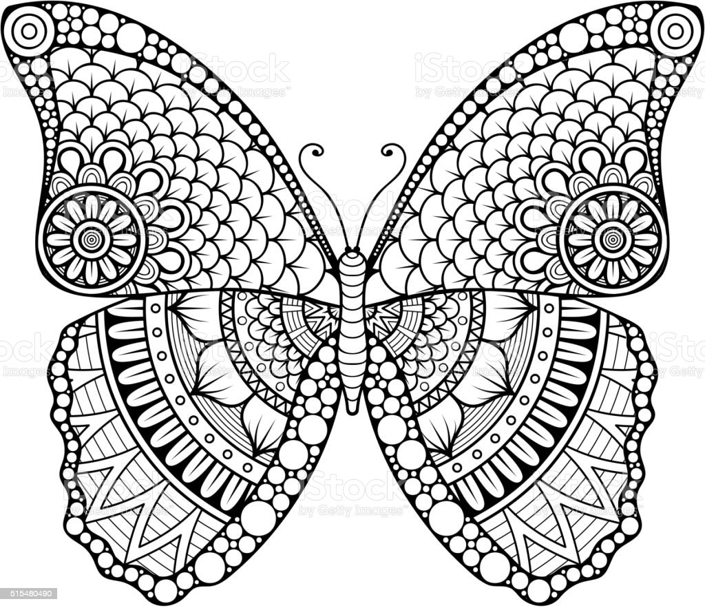 mandalas mariposas para imprimir