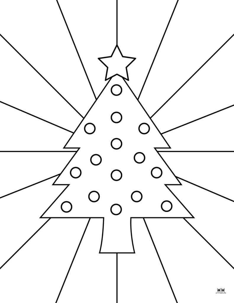 Arbol De Navidad Para Colorear Pagina-Página 10