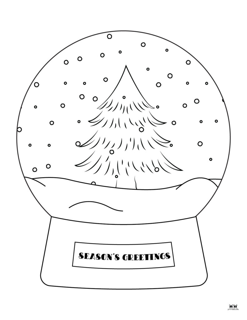 Árbol De Navidad Para Colorear Para Imprimir-Página 14
