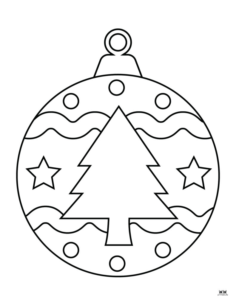 Árbol De Navidad Para Colorear Para Imprimir-Página 16