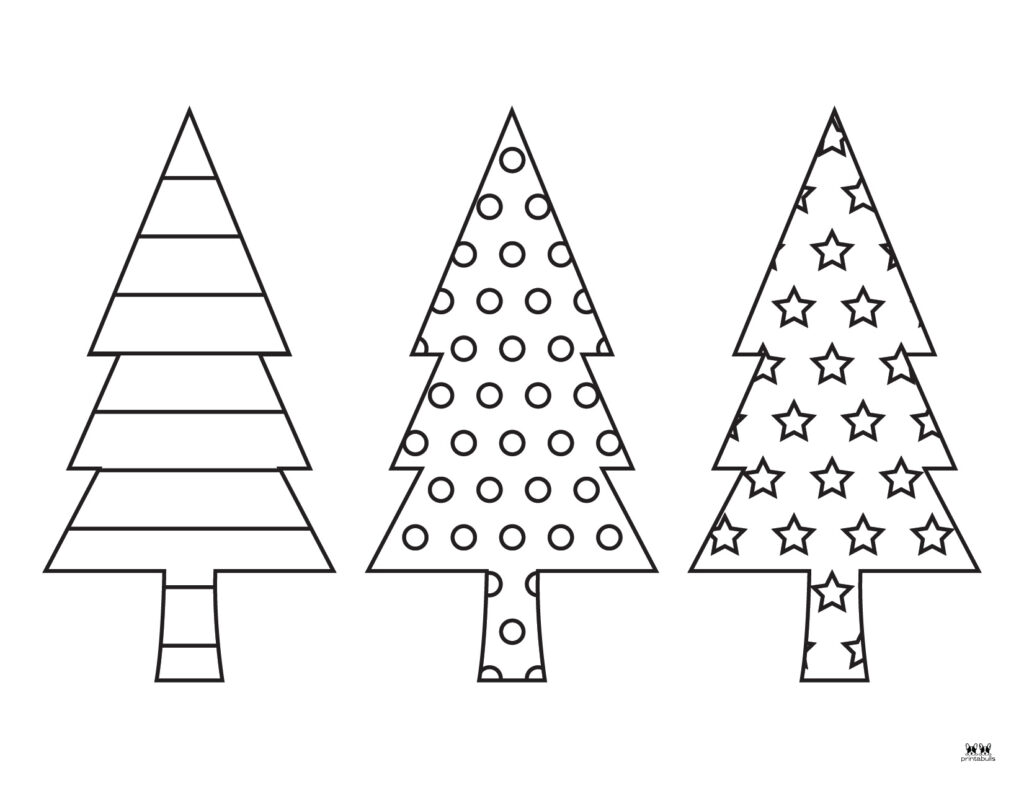 Árbol De Navidad Para Colorear Para Imprimir-Página 5