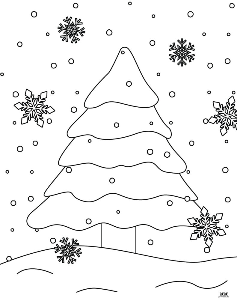 Arbol De Navidad Imprimible Para Colorear Pagina-Página 7