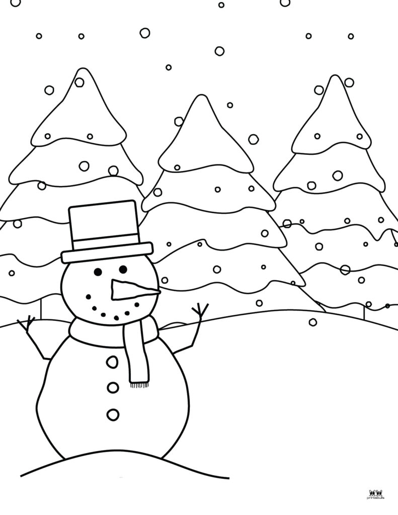 Arbol De Navidad Para Colorear Pagina-Página 8