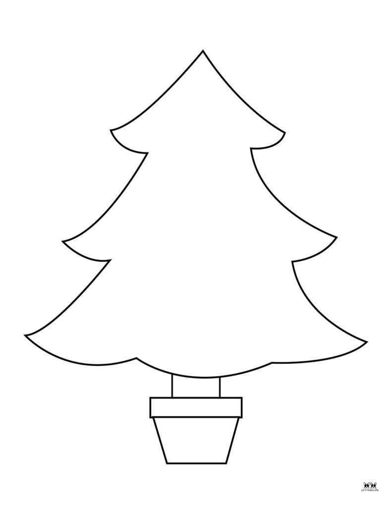 Plantilla imprimible de árbol de Navidad-Página 2