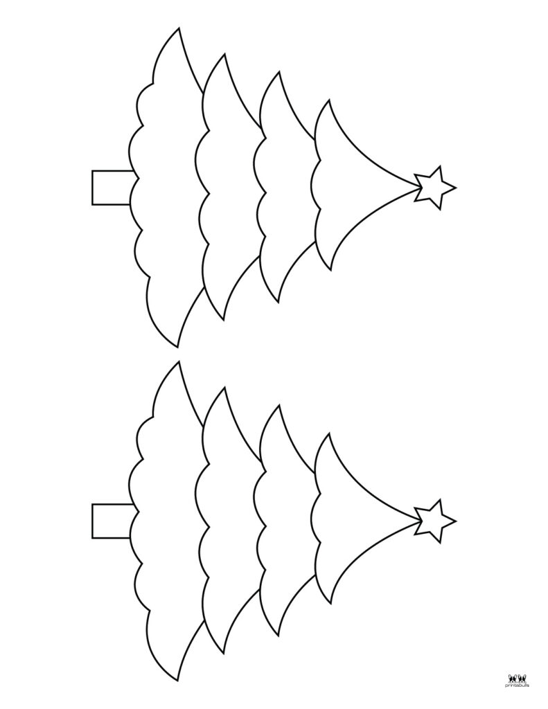 Plantilla imprimible de árbol de Navidad-Página 6